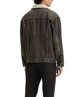 Levi's® Long Sleeve Relaxed Fit Sherpa-Detailed Trucker Jacket