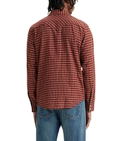 Levi's® Long Sleeve Wesley Micro Plaid Woven Shirt