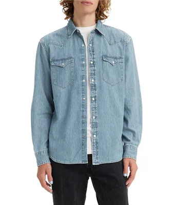 Levi's® Long Sleeve Western Denim Shirt