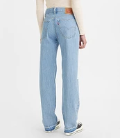 Levi's® Low Pro Mid Rise Destructed Straight Jeans