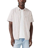 Levi's® Men's Short Sleeve Classic Standard Fit Plaid Print Shirt
