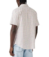 Levi's® Men's Short Sleeve Classic Standard Fit Plaid Print Shirt