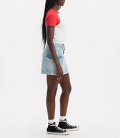 Levi's® Mid Rise Cargo Pocket Mini Denim Skirt