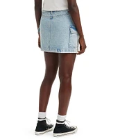 Levi's® Mid Rise Cargo Pocket Mini Denim Skirt