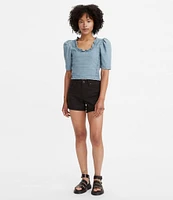 Levi's® Mid Rise Update Cuffed Hem Stretch Denim Shorts