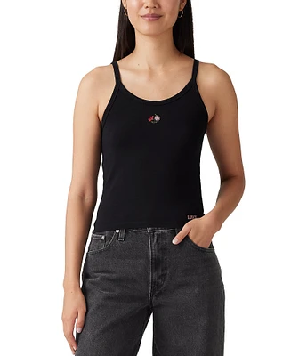 Levi's® Molly Sleeveless Floral Motif Tank Top