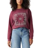 Levi's® Patchwork Bandana Graphic Sweatshirt