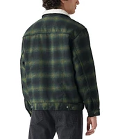 Levi's® Plaid Sherpa Trucker Jacket