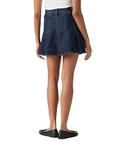 Levi's® Pleated Denim Mini Skirt