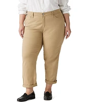 Levi's Plus Size Boyfriend Khaki Mid-Rise Jeans