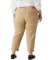 Levi's Plus Size Boyfriend Khaki Mid-Rise Jeans