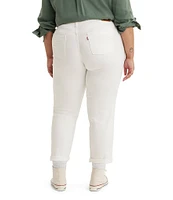 Levi's® Plus Size Mid-Rise Straight Leg Ankle Denim Jeans