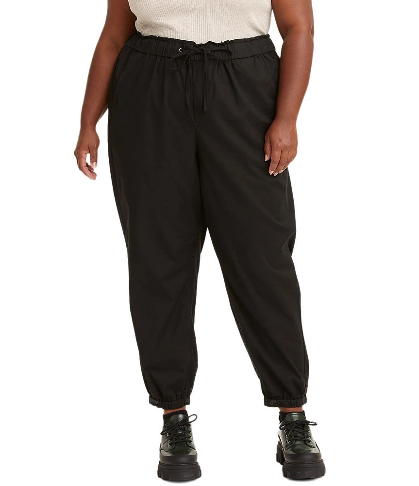 Levi's® Plus Size Off Duty Drawstring Elasticized Waist Pull-On Ankle Jogger Pants