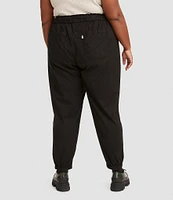 Levi's® Plus Size Off Duty Drawstring Elasticized Waist Pull-On Ankle Jogger Pants