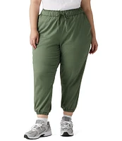 Levi's® Plus Size Off Duty Drawstring Elasticized Waist Pull-On Ankle Jogger Pants