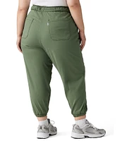 Levi's® Plus Size Off Duty Drawstring Elasticized Waist Pull-On Ankle Jogger Pants