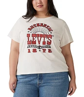 Levi's® Plus Size Perfect Crew Neck Short Sleeve Cotton Tee