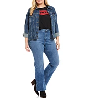 Levi's® Plus Size Point Collar Long Sleeve Original Trucker Jacket