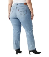 Levi's Plus Size Shaping Mid-Rise Tummy Slimming Straight Leg Jeans