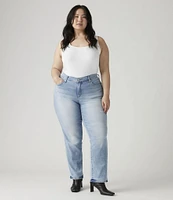 Levi's Plus Size Shaping Mid-Rise Tummy Slimming Straight Leg Jeans