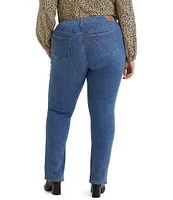 Levi's Plus Size Shaping Tummy Slimming Straight Leg Jeans