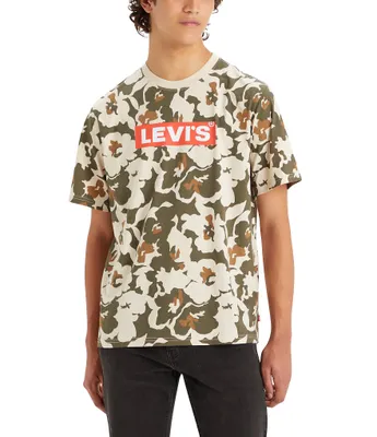 Levi's® Relaxed-Fit Short Sleeve Floral Camouflage T-Shirt