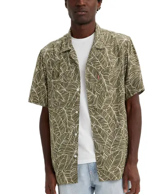 Levi's® Relaxed Fit Short Sleeve Printed Woven Camp Shirt