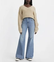 Levi's® Ribcage High Rise Distressed Flare Jeans