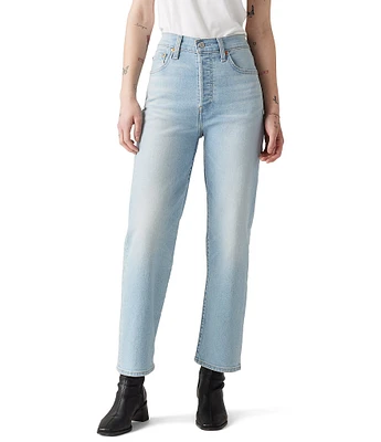 Levi's® Ribcage Straight Leg Ankle Jeans