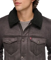 Levi's® Sherpa Sherpa Zip Front Trucker Jacket