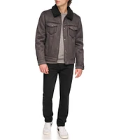 Levi's® Sherpa Sherpa Zip Front Trucker Jacket