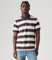 Levi's® Short Sleeve Housemark Striped Polo Shirt