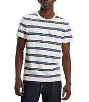 Levi's® Short-Sleeve Striped Pocket T-Shirt