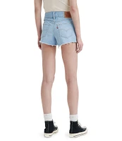 Levi's® Super-Low Low Rise Frayed Hem Cut Off Shorts