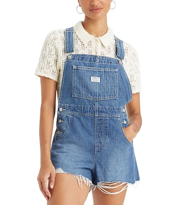 Levi's® Vintage Frayed Hem Denim Shortall