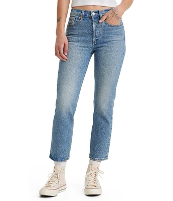 Levi's® Wedgie High Rise Straight Leg Cropped Jeans