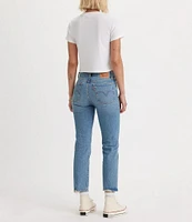 Levi's® Wedgie High Rise Straight Leg Cropped Jeans