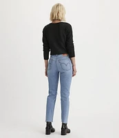 Levi's® Wedgie High Rise Straight Leg Destructed Jeans