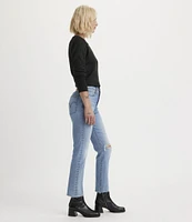 Levi's® Wedgie High Rise Straight Leg Destructed Jeans