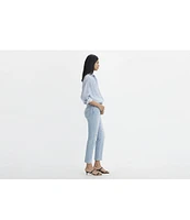 Levi's® Wedgie High Rise Straight Leg Distressed Jeans