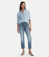 Levi's® Wedgie High Rise Straight Leg Jeans