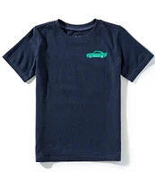 Life is Good Big Boys Short Sleeve Lets Go Cars Crusher T-Shirt