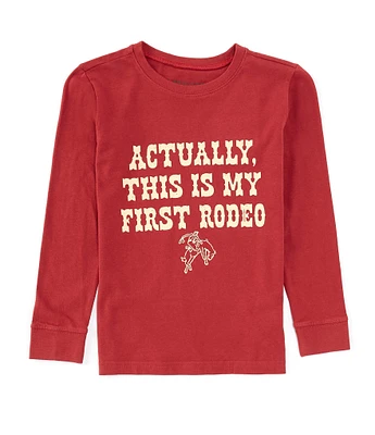 Life is Good Little Boys 2T-4T Long Sleeve First Rodeo T-Shirt