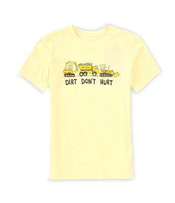 Life is Good Little Boys 2T-4T Short-Sleeve Dirt Don't Hurt T-Shirt