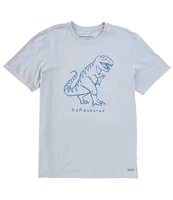 Life is Good Short Sleeve Papasaurus Crusher-Lite™ T-Shirt