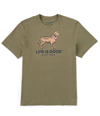 Life is Good Short Sleeve Stay True Crusher™ T-Shirt