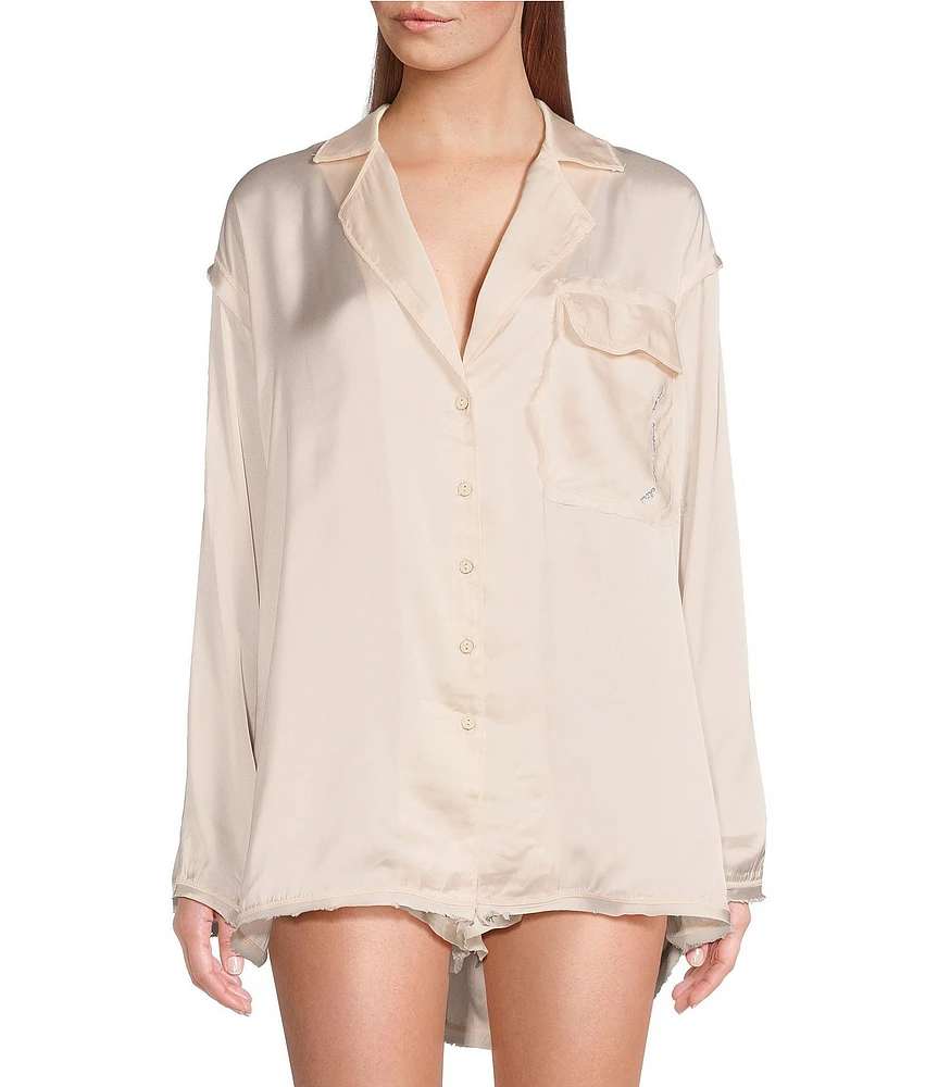 Like Honey Coordinating Satin Sleep Top