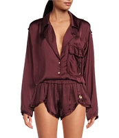 Like Honey Coordinating Satin Sleep Top