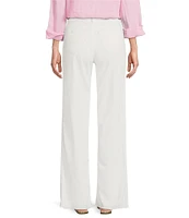 Lilly Pulitzer Aniston Denim High Rise Straight Leg Raw Hem Jeans