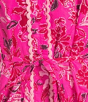 Lilly Pulitzer Arletta Poplin Giraffic Park Print Stand Collar Long Sleeve Shirt Dress